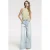 Homage to Denim Extra Wide Leg Jeans With Cord wide leg jeans light blue denim