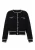Faina Vest Dames zwart en wit