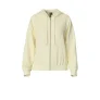 PIECES sweatvest PCCHILLI zachtgeel