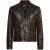 John Varvatos Button Front Jkt With Slit Chest Pokcet Clay Brown