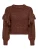 ONLY Trui ‘WANDA’  kastanjebruin