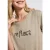Street One Dames Shirt met tekst in Beige