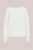 WE Fashion – Dames trui met boothals – Regular fit – Wit –