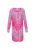 IZIA Gebreid vest  geel / lila / pink