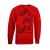 Disney Dames/Dames Mickey Mouse Schets Crew Hals Sweatshirt (Rood)