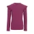 LOOXS little aansluitende longsleeve met ruches en hartjes – paars