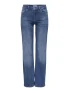 Only Onlblush Mid Straight Dnm Rea12187 Noos 15330787 Straight Leg Medium Blue Denim