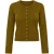 TRENDYOLMİLLA Dames Groen Effen Lang Regular fit Vesten