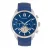 Heritor automatisch Arthur semi-skelet lederen band horloge met dag/datum