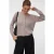 VERO MODA gebreid gemêleerd vest – grijsbruin