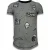 Local Fanatic Longfit asymmetric embroidery t-shirt patches
