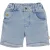 BESS regular waist short light blue denim