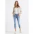 Street One Dames 7/8 jeans in Slim Fit in Blauw