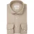 Profuomo overhemd beige strijkvrij katoen