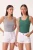Fitted U-hals Gebreide 2-Pack Tanktop