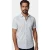 R2 Amsterdam Casual hemd korte mouw Blauw Blue flamingo seersucker shor 132.WSPSS.032/014