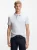 poloshirt Boss Orange grijs 2-knoops katoen