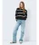 Noisy may Gebreide trui NMMAYSA L/S STRIPE O-NECK KNIT NOOS