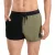 Puma Heren Kleurblok Zwemshort (Zwart/Kaki)