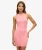 Jersey Mini-jurk met Gekruiste Bandjes Roze