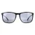 Calvin Klein CK20524S 001 glanzend zwarte effen rookgrijze zonnebril