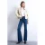 TOPSHOP Tsjamie Hr Flare Dnm Jeans Db Noos high waist flared jeans dark blue denim