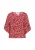 usha FESTIVAL Blouse ‘Festival’  donkerrood / wit