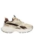 Manfield chunky leren sneakers – beige
