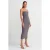 Strapless Bodycon Midi-jurk