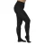 ONLY CARMAKOMA Plus Size fleece panty CARKENJA 100 denier zwart