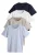 The Set Shirt  beige / navy / lichtblauw / wit