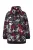 Ulla Popken Sweatshirt  lichtgrijs / kersrood / zwart / wit