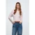 Dames Ribbel Boothals Slim-fit Trui