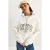 Over-sized Gebreide Sweater met Ritskraag en Borduurwerk