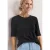 Basic Shirt met ronde hals in Unifarbe