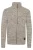 !Solid Gebreid vest ‘Pomeroy’  beige / bruin / offwhite