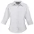 Premier Dames/Dames Popeline 3/4 Mouwen Blouse (Zilver)
