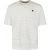No Excess T-shirt Crewneck Pin Stripe Garment Dyed White