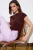 TRENDYOLMİLLA Dames Bruin Effen Kort Getailleerd Blouses