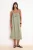 Platte mouwloze midi-jurk voor dames