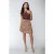 Colourful Rebel Daphne Graphic Fan Two Layer Mini Skirt Vintage Pink