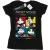 Li-cense Disney dames mickey mouse vierkant gekleurd katoenen t-shirt