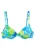 SUNSEEKER Bikinitop  blauw / groen / wit