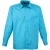 Premier Heren Popeline Overhemd Met Lange Mouwen (Turquoise)
