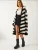 Bianco Lucci Gebreid vest  zwart / wit