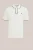 WE Fashion – Heren regular fit polo met structuur en embroidery – Regular fit – Wit – Katoen –