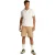 Tommy Jeans Herenpolo met print, slank model en korte mouwen (Ecru)