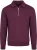 Fred Perry Longsleeve Half Zip Poloshirt Plum