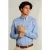 River Woods Custom Fit Checked Shirt Blue/white