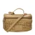 Fred de la Bretoniere raffia crossbody tas Lori naturel